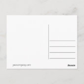 DIY, Creëer uw eigen, voeg uw afbeelding of tekst  Briefkaart (Achterkant)