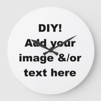 DIY Creëer Uw eigen woningdecor wandklok