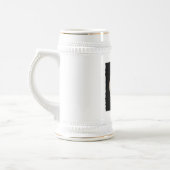 DIY Creëer Uw eigen zwarte persoonlijke foto-Lijst Bierpul (Links)