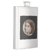 DIY Creëer Uw eigen zwarte persoonlijke foto-Lijst Heupfles (Rechts)