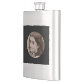 DIY Creëer Uw eigen zwarte persoonlijke foto-Lijst Heupfles (Links)