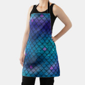 DIY Creëer Your Ewn Mermaid Glitter Mam Vriendin Schort (Insitu)