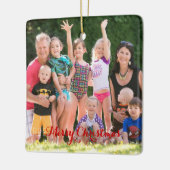 DIY Creëer Your Ewn Square Photo Holiday Kerstmis Keramisch Ornament (Links)