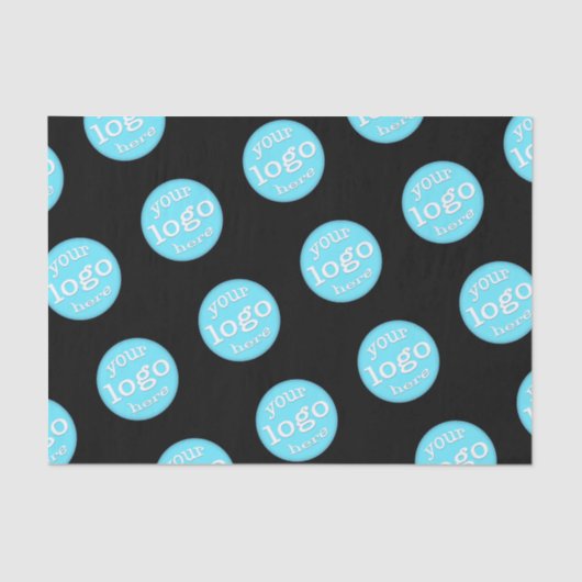 DIY Custom Company Business Logo Promotion Branded Tissuepapier (Voorkant)