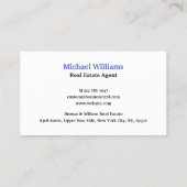 DIY Custom Company Logo Moderne Professional Kanto Visitekaartje (Achterkant)