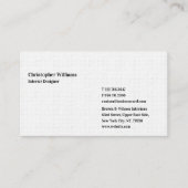 DIY Custom Modern Professional Premium Thick White Visitekaartje (Voorkant)