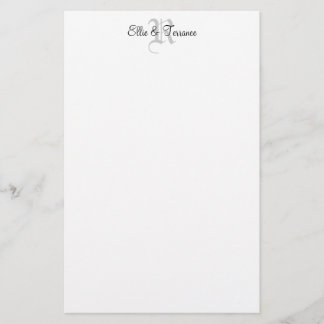DIY Custom Monogram Briefpapier