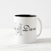 DIY Custom Monogramed Mok (Voorkant rechts)