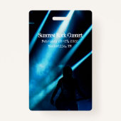 DIY CUSTOM PERSONALIZED VIP ALL TOEGANG PASSABADGE BADGE (Achterkant)