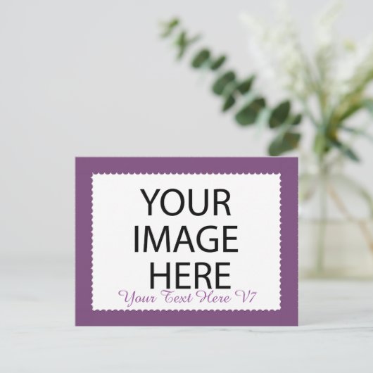 DIY Custom Photo Lijst U ontwerpt uw eigen V7 Briefkaart (Staand voorkant)