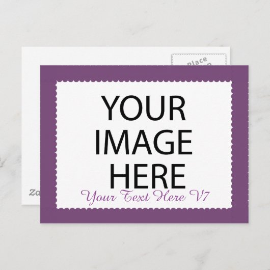 DIY Custom Photo Lijst U ontwerpt uw eigen V7 Briefkaart (Voorkant / Achterkant)
