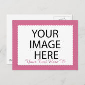 DIY Custom Photo Lijst U ontwerpt uzelf V6 Briefkaart (Voorkant / Achterkant)