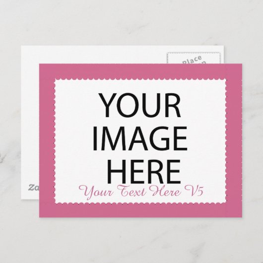 DIY Custom Photo Lijst U ontwerpt uzelf V6 Briefkaart (Voorkant / Achterkant)