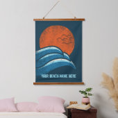 DIY Custom Travel Poster Beach Ocean Surfting Them Hangend Wandkleed (Slaapkamer)