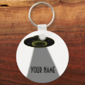 DIY CUSTOM UFO, SCHRIJF JOUW NAAM SLEUTELHANGER (Voorkant)