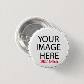 DIY Custom Zazzle Gift Item U ontwerpt uzelf V4 Ronde Button 3,2 Cm (Voorkant /achterkant)