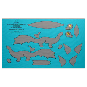 DIY Cut en Sew Koi Dragon Plushie - Ginbo Stof