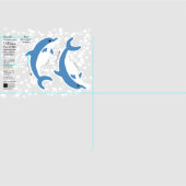 DIY Cut & Naai Pluche Blauwe Bottlenose Dolfijn Stof (Delen)