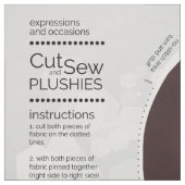 DIY Cut & Naai Pluche Vrouw Harlequin Eend Stof (Swatch)