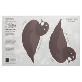 DIY Cut & Naai Pluche Vrouw Harlequin Eend Stof