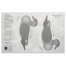 DIY Cut & Naai Pluche Vrouw Mandarijn Eend