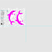 DIY Cut & Sew Plush Pink River Dolphin Stof (Delen)