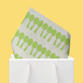 DIY Decoupage Modern Green Forest Tissuepapier