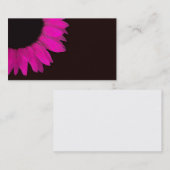 DIY Design Your Ewn Colour Sunflower Calling Card Contactkaartje (Voorkant / Achterkant)