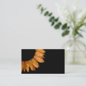 DIY Design Your Ewn Colour Sunflower Calling Card Contactkaartje (Staand voorkant)