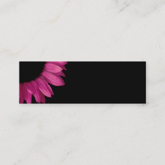 DIY Design Your Ewn Colour Sunflower Calling Card Contactkaartje (Voorkant)