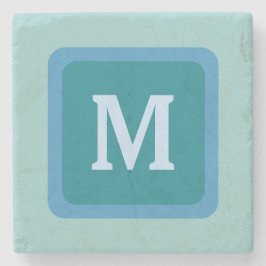 DIY Design Your Ewn Monogram Stone Onderzetter V13