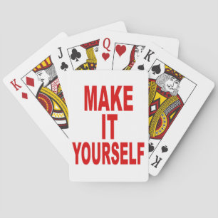DIY Design Your Ewn Poker Party Speelkaarten