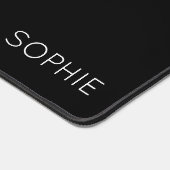 DIY Desk Mat | Aangepaste kleur, tekst, naam, mono (Hoek)