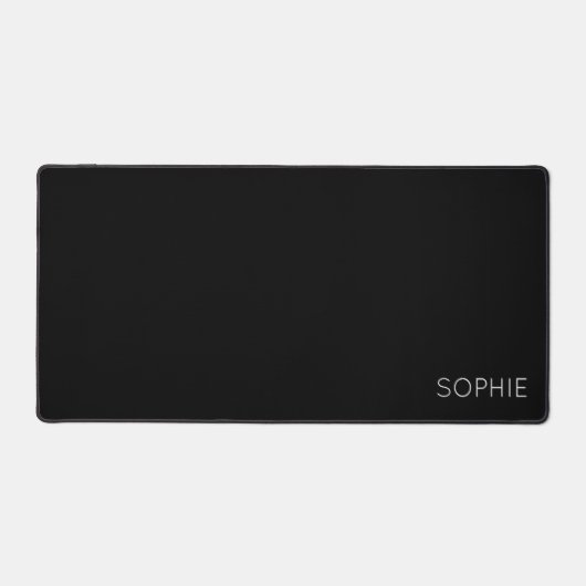DIY Desk Mat | Aangepaste kleur, tekst, naam, mono (Voorkant)