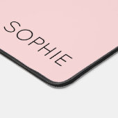 DIY Desk Mat | Aangepaste kleur, tekst, naam, mono (Hoek)