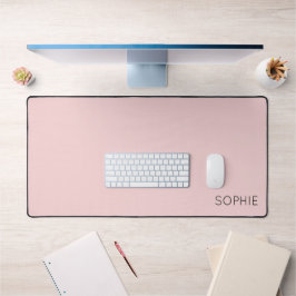 DIY Desk Mat | Aangepaste kleur, tekst, naam, mono