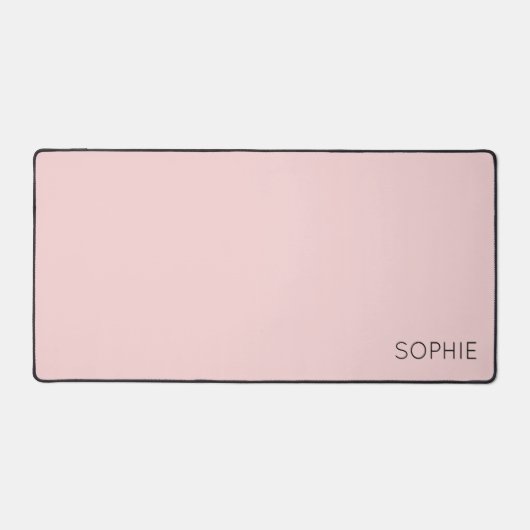 DIY Desk Mat | Aangepaste kleur, tekst, naam, mono (Voorkant)