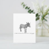 DIY DonkeyUnicorn ver2 Briefkaart (Staand voorkant)