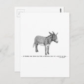 DIY DonkeyUnicorn ver2 Briefkaart (Voorkant / Achterkant)