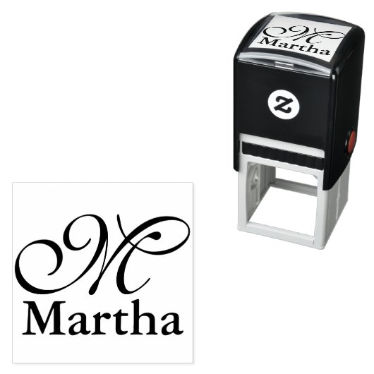 DIY - Eenvoudig monogram / Naam Zelfinktende Stempel (In situ)