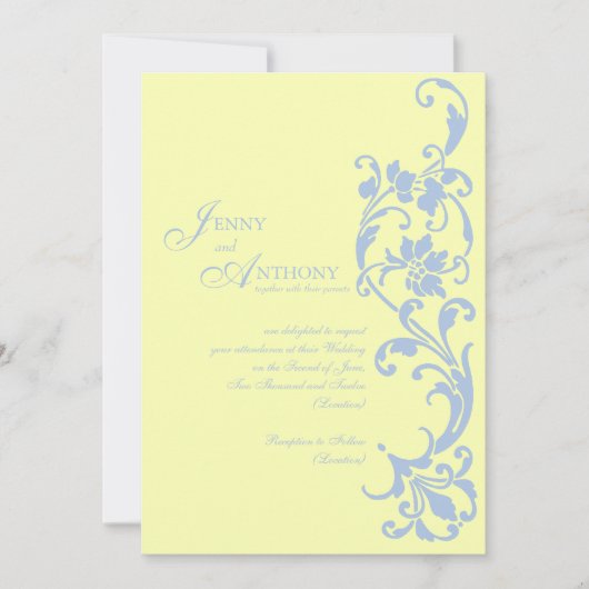 DIY Elegant eenvoud in Butterroom en Sky Blue Kaart (Voorkant)