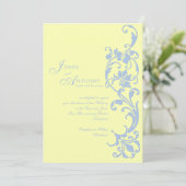 DIY Elegant eenvoud in Butterroom en Sky Blue Kaart (Staand voorkant)