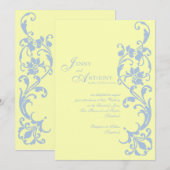 DIY Elegant eenvoud in Butterroom en Sky Blue Kaart (Voorkant / Achterkant)