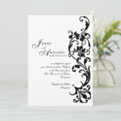 DIY Elegant eenvoud in zwart-wit Kaart (Staand voorkant)