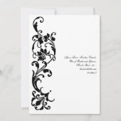 DIY Elegant eenvoud in zwart-wit Kaart (Achterkant)