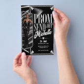 DIY Elegant Prom Verstuur foto Afstuderen Flyer (Hand)