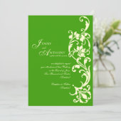 DIY Elegant Simpliciet in Emerald en Cream Kaart (Staand voorkant)