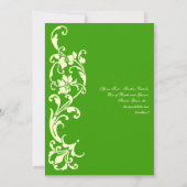 DIY Elegant Simpliciet in Emerald en Cream Kaart (Achterkant)