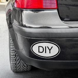 DIY Euro Stijl Ovale Vorm Sticker