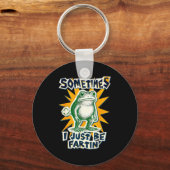 DIY Fartin Sometimes Collage I Just Frog Poster Sm Sleutelhanger (Voorkant)